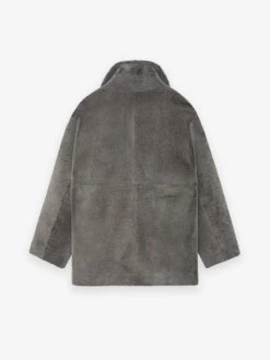 Fear Of God Sherpa Shawl Collar Jacket -Fearless Fashion House FG24FW30 661TES SHERPA SHAWL COLLAR JACKET BLACK 2
