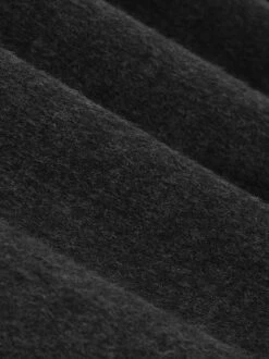 Fear Of God Brushed Wool Cashmere Wide Leg Pants -Fearless Fashion House FG24FW40 4003DWC SINGLE PLEAT WIDE LEG PANTS MELANGE BLACK 4