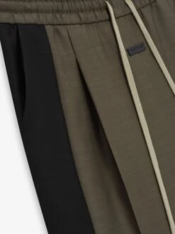 Fear Of God Wool Silk Side Stripe Pants -Fearless Fashion House FG24FW40 644WOS SIDE STRIPE PANTS WOOD 3
