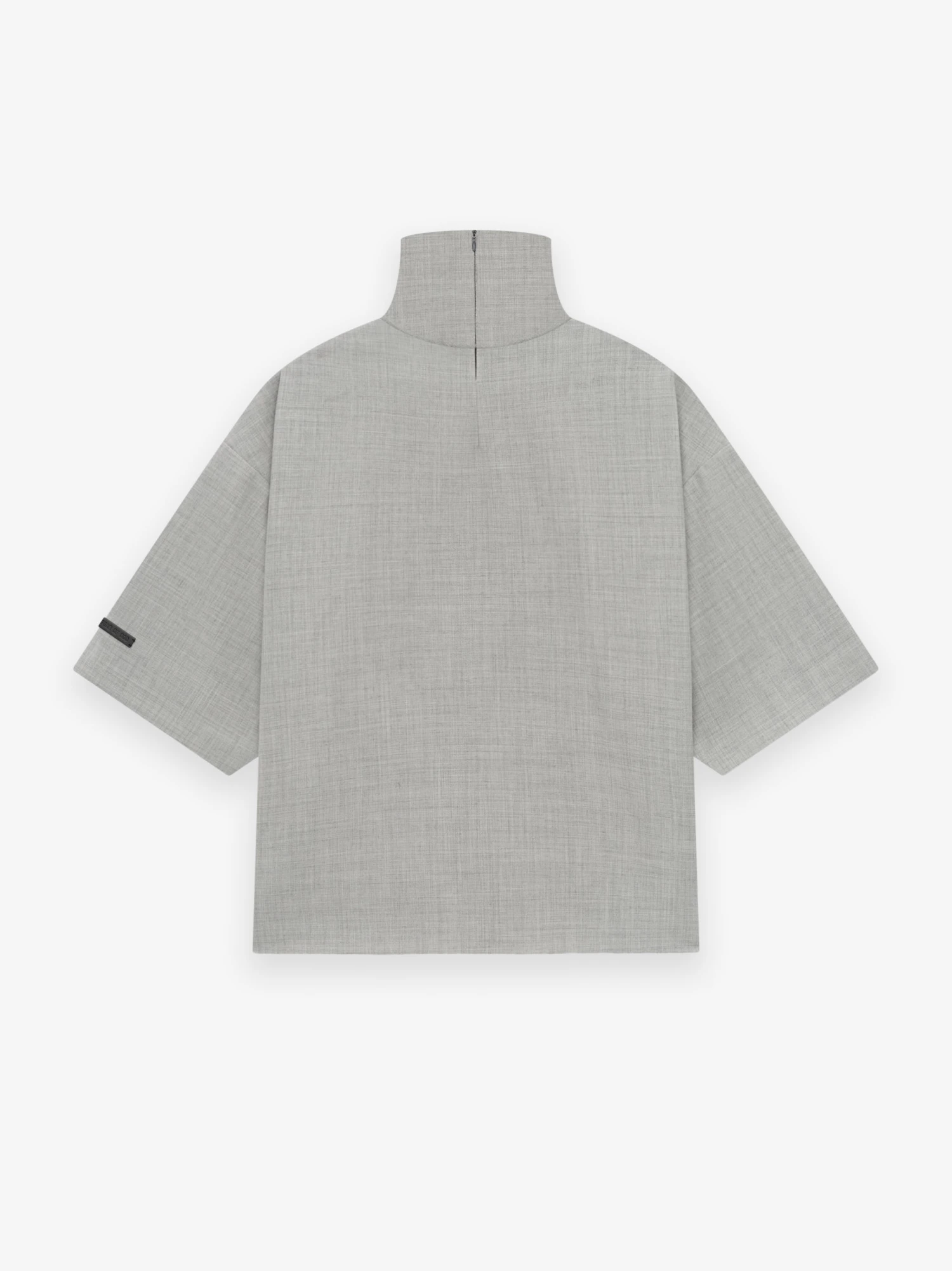 Fear Of God Wool Canvas High Neck Short Sleeve Shirt 4 Fear Of God Wool Canvas High Neck Short Sleeve Shirt - Image 2