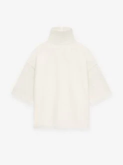 Fear Of God Cotton Wool High Neck Short Sleeve Shirt