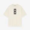 Fear Of God 8 Tee 2 Fear Of God 8 Tee -Fearless Fashion House FG24FW50 101558BHWJ SHORT SLEEVE TEE 8 BLACK PRINT CREAM 1