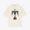 Fear Of God Thunderbird Tee 2 Fear Of God Thunderbird Tee -Fearless Fashion House FG24FW50 10155EBHWJ SHORT SLEEVE TEE EAGLE BLACK PRINT CREAM 1