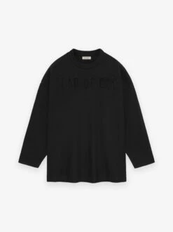 Fear Of God Merino Logo Patch Long Sleeve Tee