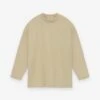 Fear Of God Cotton Long Sleeve Tee -Fearless Fashion House FG24FW50 10175EBHWJ LONG SLEEVE TEE DUNE 1