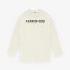 Fear Of God Thunderbird Long Sleeve Tee 1 Fear Of God Thunderbird Long Sleeve Tee -Fearless Fashion House FG24FW50 10175EBHWJ LONG SLEEVE TEE LOGO EAGLE BLACK CREAM 1