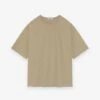 Fear Of God Wool Crepe Double Layer Tee -Fearless Fashion House FG24FW50 642WCR DOUBLE LAYER RELAXED TEE DUNE 1 c2b05b2f 0ae7 491b 8c6a e01fbc9c7eee