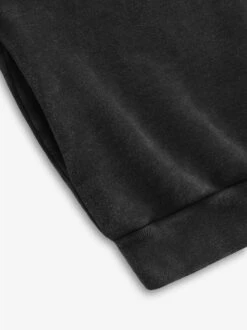 Fear Of God French Terry Thunderbird Hoodie -Fearless Fashion House FG24FW50 8205EGTER OVERLAPPED HOODIE EAGLE GREY PRINT BLACK 3