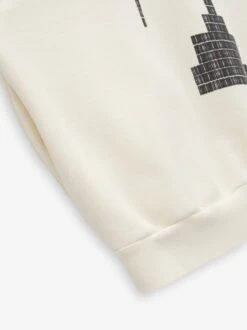 Fear Of God Thunderbird Crewneck Sweatshirt -Fearless Fashion House FG24FW50 8215EBTER CREWNECK SWEATSHIRT EAGLE BACK PRINT CREAM 3