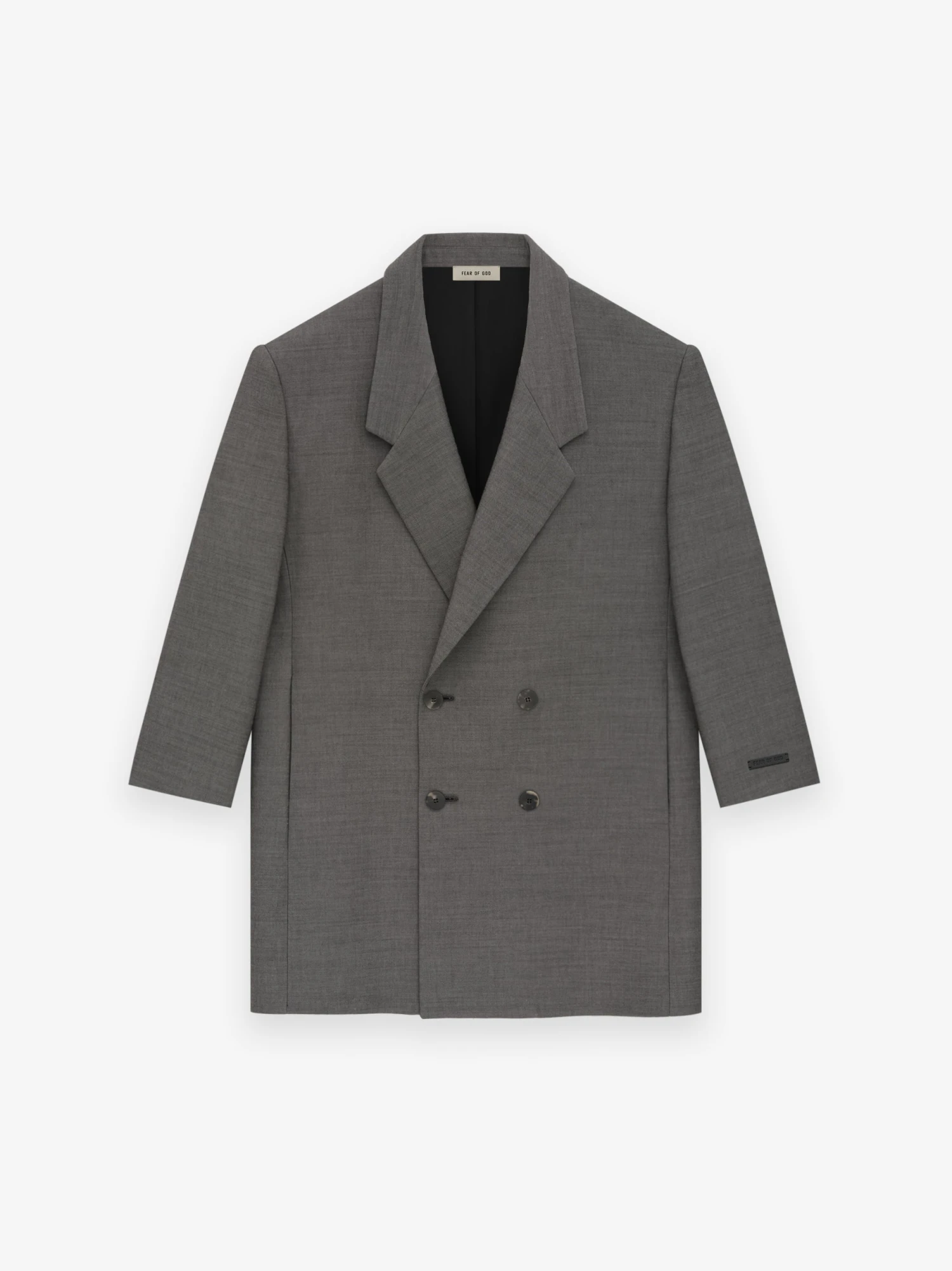 Fear Of God Double Cotton Wool Long Relaxed Blazer 4 Fear Of God Double Cotton Wool Long Relaxed Blazer - Image 2