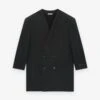 Fear Of God Wool Flannel Long Relaxed Lapelless Blazer