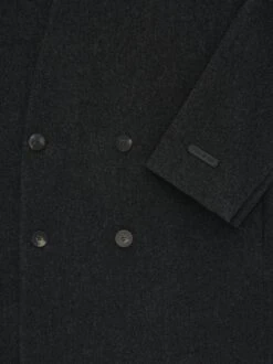 Fear Of God Wool Flannel Long Relaxed Lapelless Blazer -Fearless Fashion House FG24FW60 630WOF LONG RELAXED LAPELLESS BLAZER TITANIUM 4