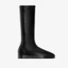 Fear Of God Leather Stretch Boot -Fearless Fashion House FG24FW80 8024BOX STRETCH BOOT BLACK 1