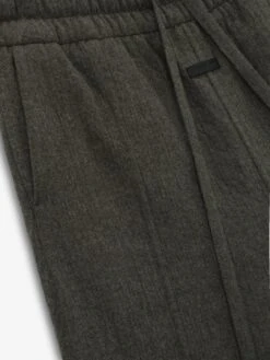 Fear Of God Textured Wool Forum Pants -Fearless Fashion House FG25FW35 350HDW 019 FORUM PANTS OFF BLACK 3