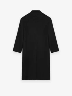 Fear Of God Boiled Wool Lapelless Relaxed Coat -Fearless Fashion House FG2E30 300 BLACK LAPELLESSRELAXEDCOAT 3