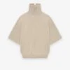 Fear Of God Merino Knit High Neck Tee -Fearless Fashion House FG820 004MER SPLIT HIGH NECK KNIT TEE TAN 1