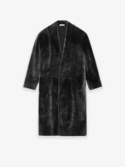 Fear Of God Shearling Lapelless Overcoat