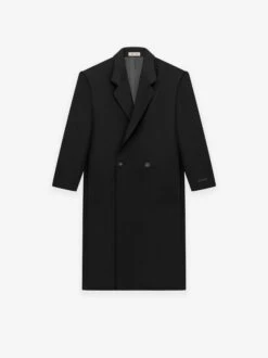 Fear Of God Wool Gabardine Double Breasted Overcoat