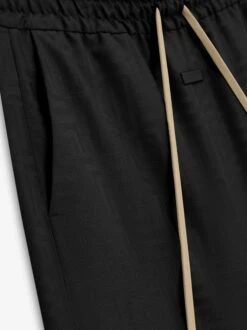 Fear Of God Wool Jacquard Relaxed Short -Fearless Fashion House FG840 3411JAC RELAXED SHORT BLACK 4