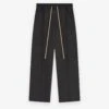 Fear Of God Military Wool Wide Leg Pants 2 Fear Of God Military Wool Wide Leg Pants -Fearless Fashion House FG840 400MIW SINGLE PLEAT WIDE LEG PANTS MELANGE BLACK 1