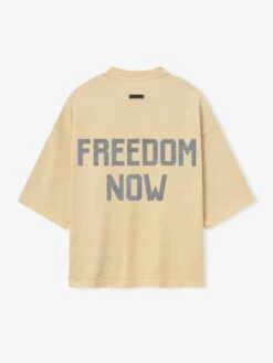 Fear Of God Freedom Now Tee -Fearless Fashion House FGATL26 051HWJ 144 FREEDOM NOW TEE CREME 2