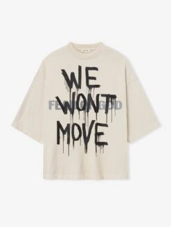 Fear Of God We Won't Move Tee 10 Fear Of God We Won't Move Tee -Fearless Fashion House FGATL26 052HWJ 144 WE WONT MOVE TEE CREME 1