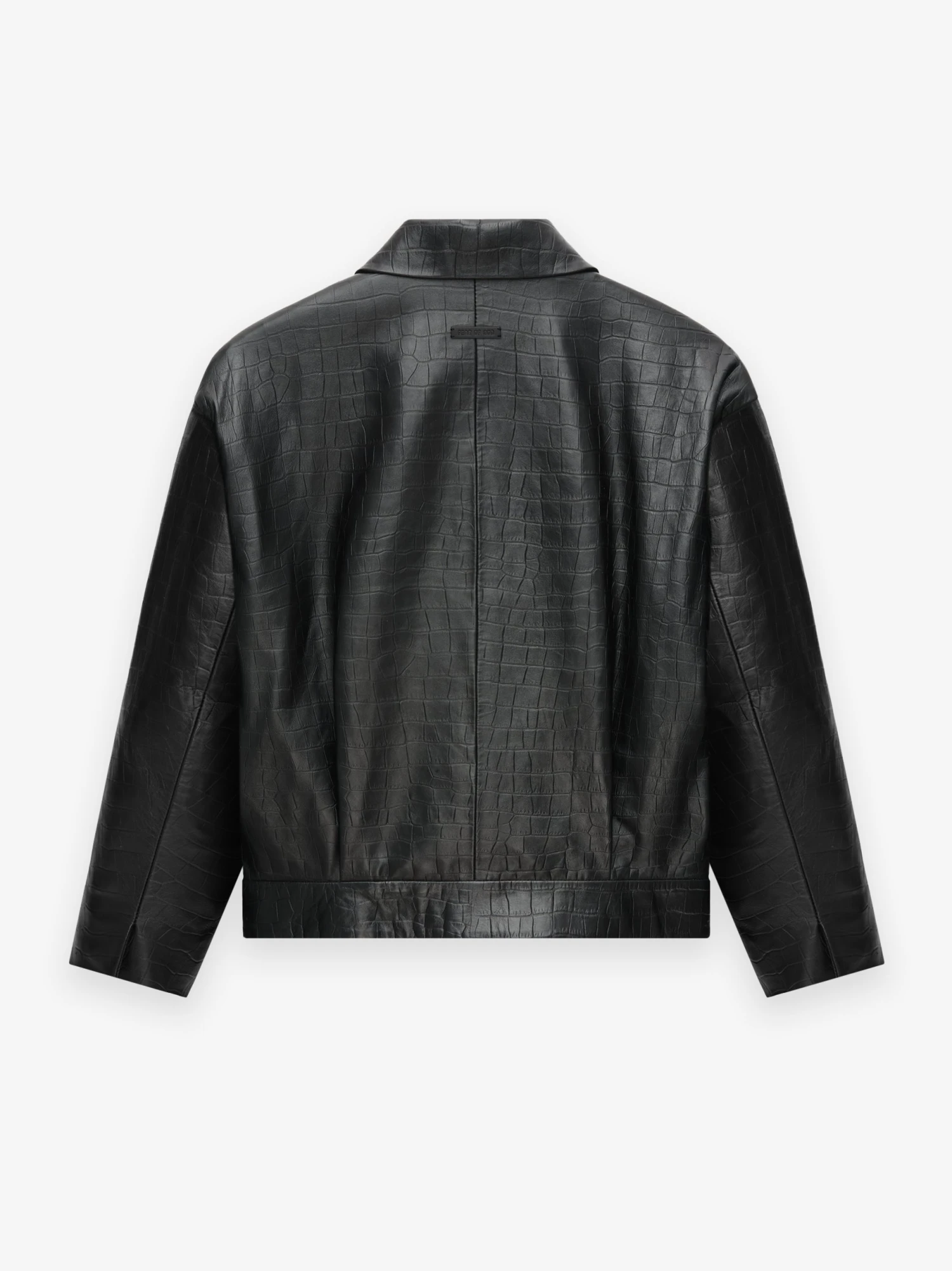 Fear Of God Crocodile Embossed Leather Jacket 5 Fear Of God Crocodile Embossed Leather Jacket - Image 3