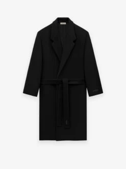 Fear Of God Melton Wool Overcoat -Fearless Fashion House FGE230 321MEL OVERCOAT BLACK 2