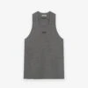 Fear Of God Oxford Tank Top -Fearless Fashion House FGE250 503OXF TANKTOP MELANGETITANIUM 1 1