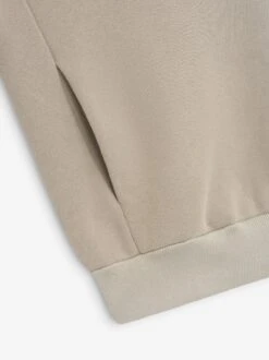 Fear Of God Cotton Cashmere Fleece Half Zip Hoodie -Fearless Fashion House FGE250 513CCF HALFZIPHOODIE DUSTYBEIGE 3