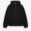 Fear Of God Eternal Fleece Full Zip Hoodie -Fearless Fashion House FGE250 517FLC FULLZIPHOODIE BLACK 1