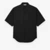 Fear Of God Oxford Short Sleeve Shirt 1 Fear Of God Oxford Short Sleeve Shirt -Fearless Fashion House FGE250 518OXF SHORTSLEEVEOXFORDSHIRT BLACK 1