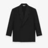 Fear Of God Pinstripe Relaxed Blazer -Fearless Fashion House FGE260 602TSWV RELAXED BLAZER BLACK STRIPED 1