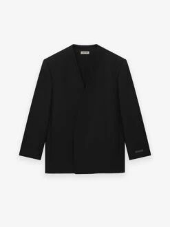 Fear Of God Wool Gabardine Lapelless Blazer