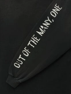 Fear Of God "Out Of Many, One" L/S Tee -Fearless Fashion House FGXBA10 106JER OUT OFMANY ONE LS TEE OFF BLACK 3