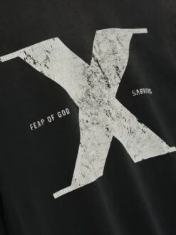 Fear Of God "Out Of Many, One" L/S Tee -Fearless Fashion House FGXBA10 106JER OUT OFMANY ONE LS TEE OFF BLACK 4