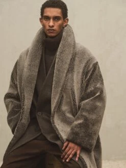 Fear Of God Sherpa Shawl Collar Jacket
