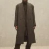 Fear Of God Military Wool Lapelless Coat -Fearless Fashion House HOVER PDP.MILITARYWOOLLAPELLESSOVERCOAT.DARKOLIVE.FG24FW30 624MIW