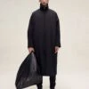 Fear Of God Wool High Neck Trench -Fearless Fashion House HOVER PDP WoolHighNeckTrench Black FG830 042HTW 001
