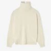 Fear Of God Wool Split High Neck Sweater 1 Fear Of God Wool Split High Neck Sweater -Fearless Fashion House HighneckSweater FG25FW20 209WBO 051 Bone 1