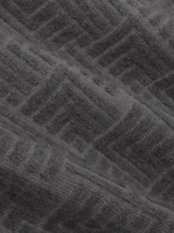 Fear Of God Wool Jacquard High Neck Sweater -Fearless Fashion House JACQUARDHIGHNECK FG820 22810WJB MELANGEBLACK MER MerinoWool 3