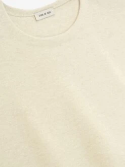 Fear Of God Milano Knit Tee -Fearless Fashion House KnitTee FG25FW20 212LAW 051 Bone 3