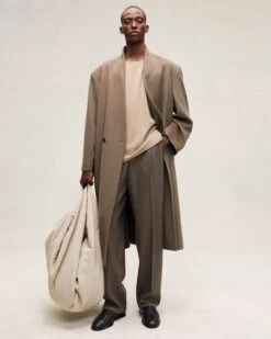 Fear Of God Wool Crepe Double Layer Tee -Fearless Fashion House LOOK 07 8TH FALL 2024 0381