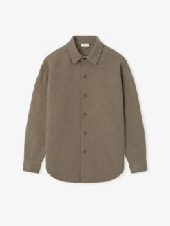 Fear Of God Wool Cashmere Overshirt -Fearless Fashion House Overshirt FG25FW60 605DWC 207 Walnut 1