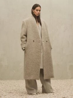Fear Of God Wool Boucle Lapelless Coat -Fearless Fashion House PDP.WOOLBOUCLELAPELLESSCOAT.ParisSky.FG24FW30 624WOB 1