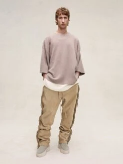 Fear Of God Suede Side Fringe Forum Pant 9 Fear Of God Suede Side Fringe Forum Pant -Fearless Fashion House PDP SuedeFringeLeatherPant Dune FG24FW40 370SUE 260