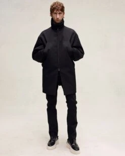 Fear Of God Weighted Twill Filled Car Coat -Fearless Fashion House PDP WeightedTwillFilledCarCoat Black