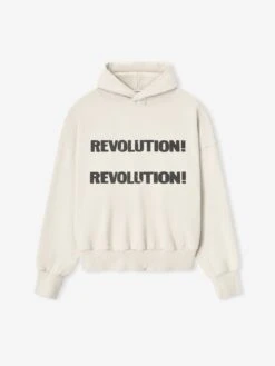 Fear Of God Revolution Hoodie -Fearless Fashion House REVOLUTIONHOODIE FG25FW12 12103BHF CREAM BLACK 1