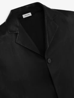 Fear Of God Leather Relaxed Blazer -Fearless Fashion House RelaxedBlazer FG25FW50 510LTH 001 Black 3