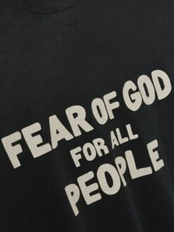 Fear Of God For All People Relaxed Long Sleeve Tee -Fearless Fashion House RelaxedLsFutureTee FG25FW10 10403HWJ 001 Black 3